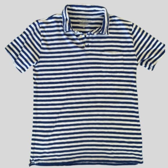 J. Crew Crewcuts Boys 100% Cotton Striped Polo Shirt Size 16 - Picture 1 of 5